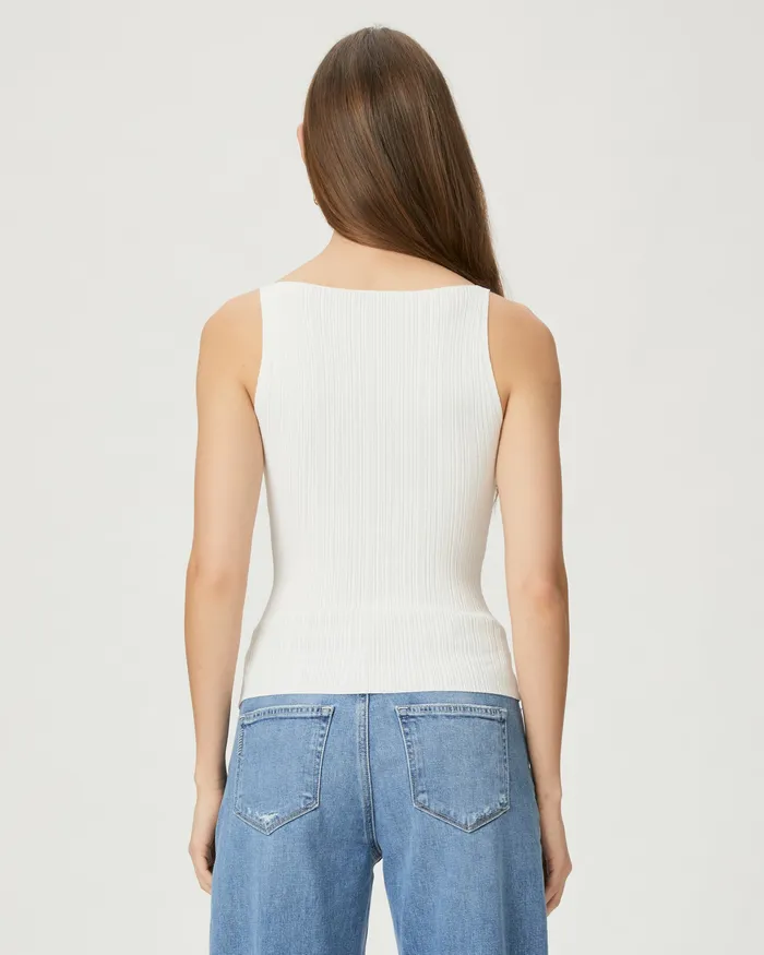 Tees and Tanks Yuelia Tank 8211 White PAIGE Women Tees and Tanks Yuelia Tank 8211 White PAIGE Women