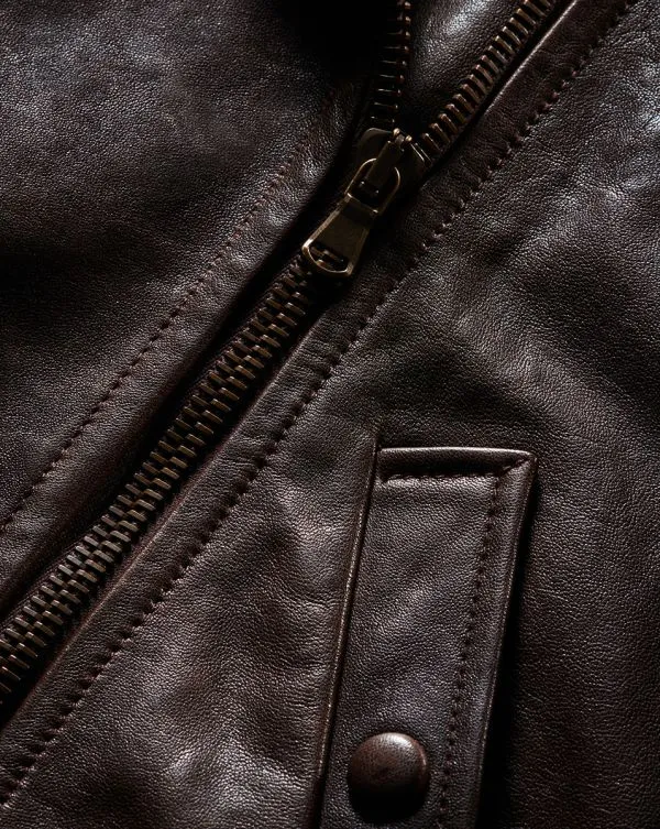 Thandie Leather Dickey Jacket Dark Chocolate Women Veronica Beard Jackets and Outerwear Thandie Leather Dickey Jacket Dark Chocolate Women Veronica Beard Jackets and Outerwear