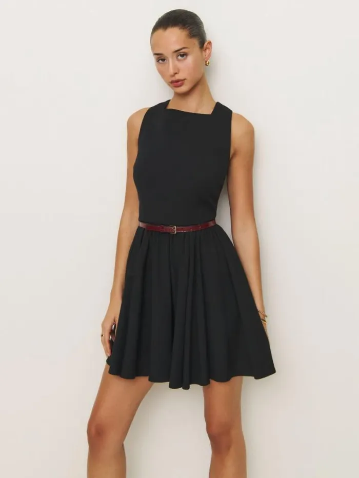 The Reformation Chimere Dress Black 8211 Clothing