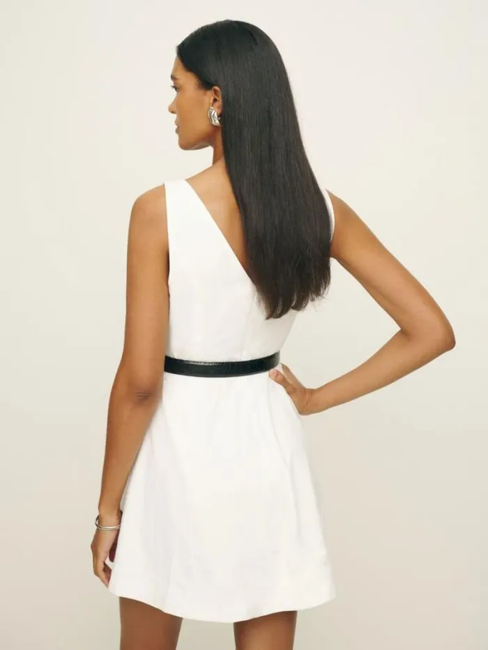 The Reformation Devi Dress White 8211 Clothing