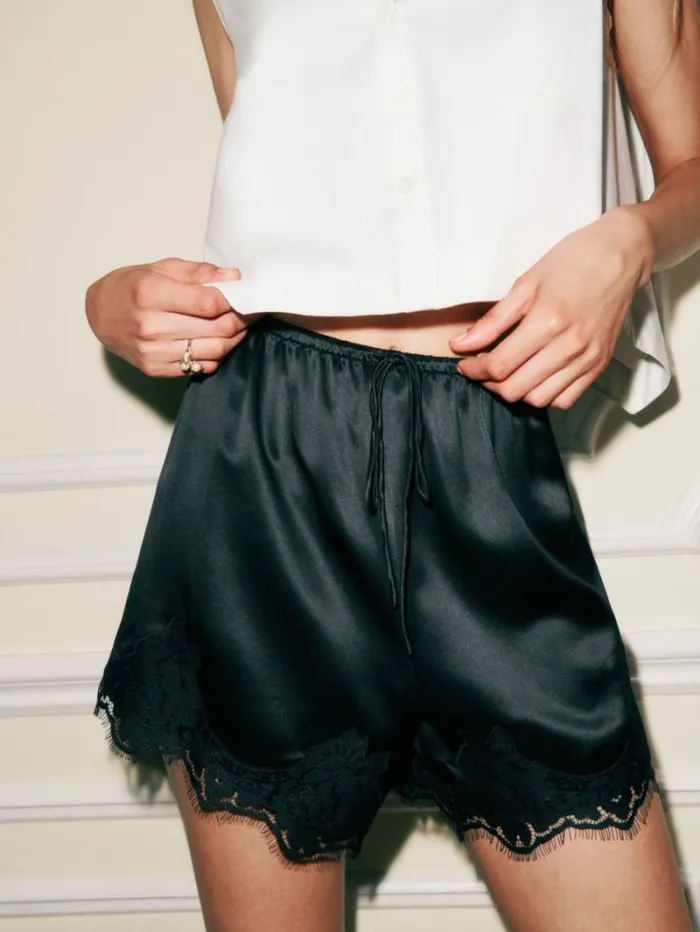 The Reformation Dey Short Black 8211 Clothing