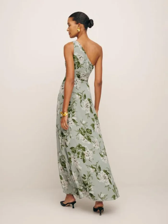The Reformation Evelyn Dress Tea Garden 8211 ClothingWeddings