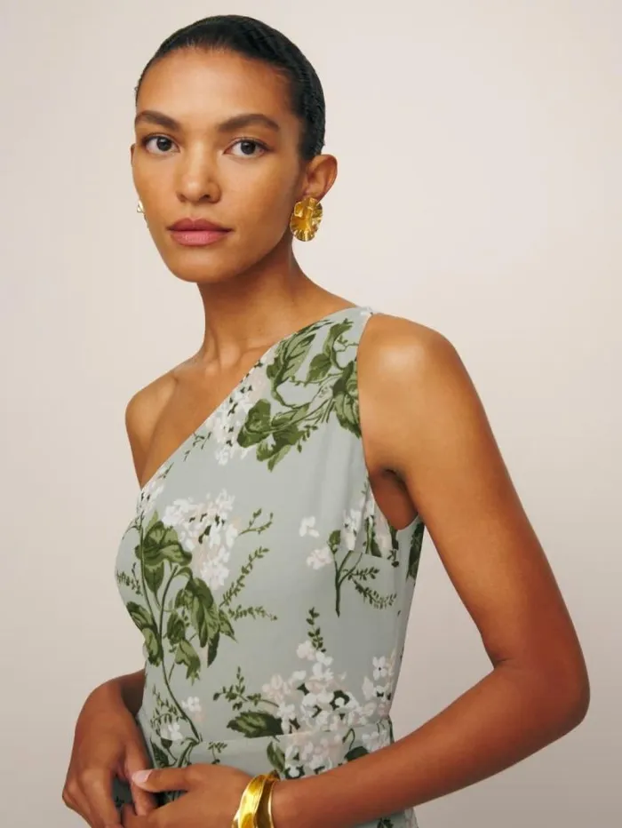 The Reformation Evelyn Dress Tea Garden 8211 ClothingWeddings