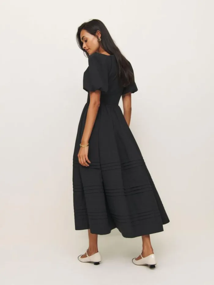 The Reformation Everlyn Dress Black 8211 Clothing