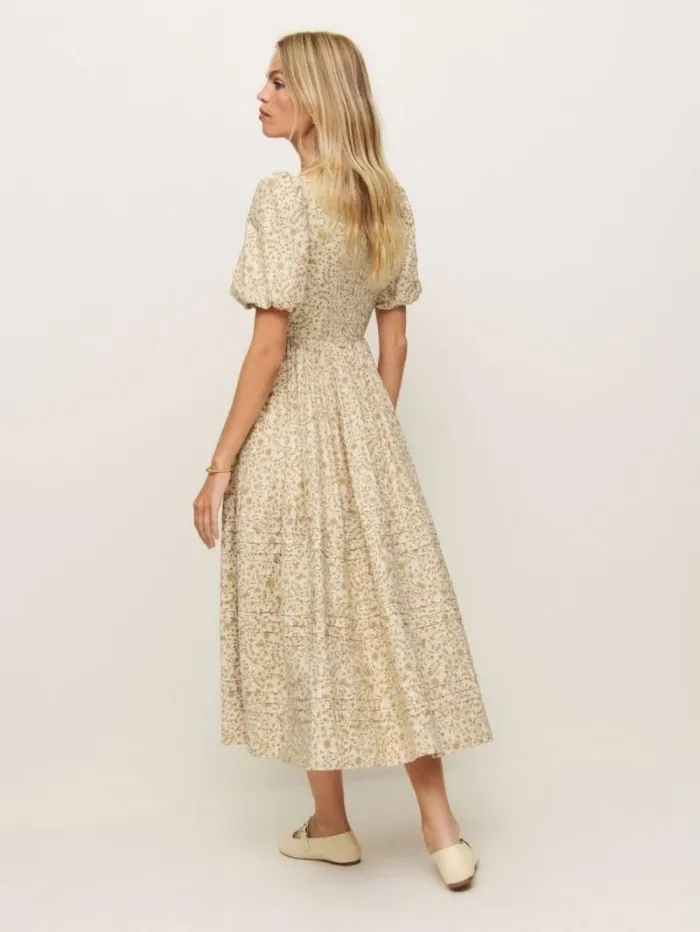 The Reformation Everlyn Dress Hermes 8211 Clothing