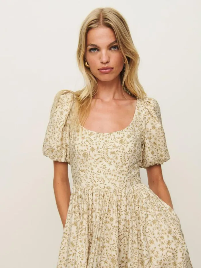 The Reformation Everlyn Dress Hermes 8211 Clothing