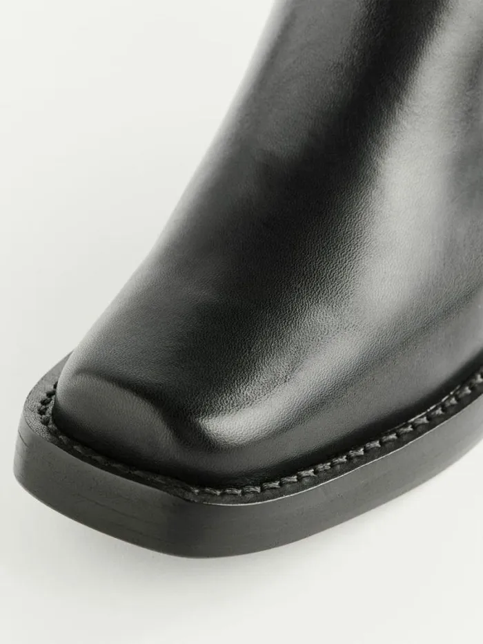 The Reformation Francesca Moto Boot Black 8211 Shoes