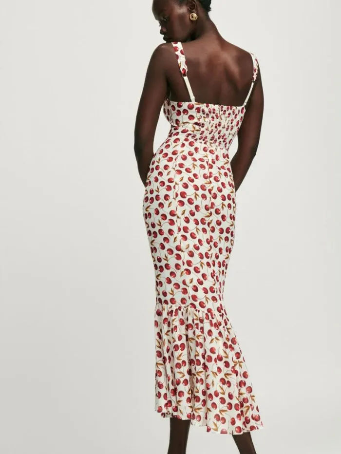 The Reformation Irisa Dress Cheesecake 8211 Clothing