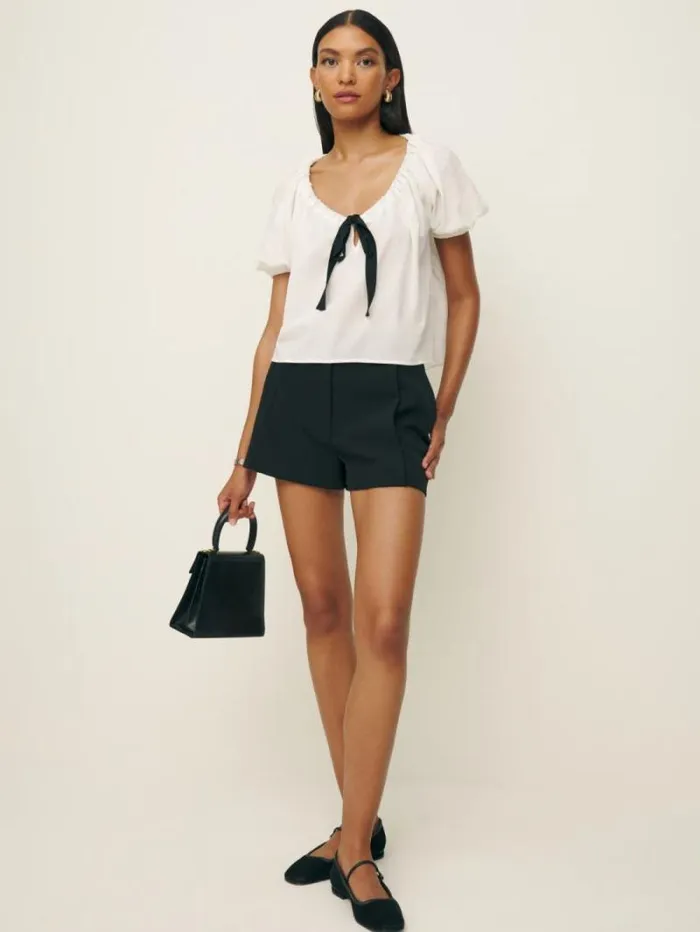 The Reformation Kenna Top White 8211 Clothing