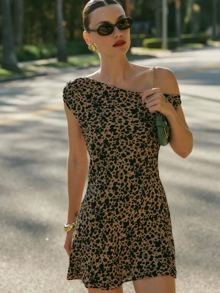 The Reformation Kristine Dress Blitz 8211 Clothing