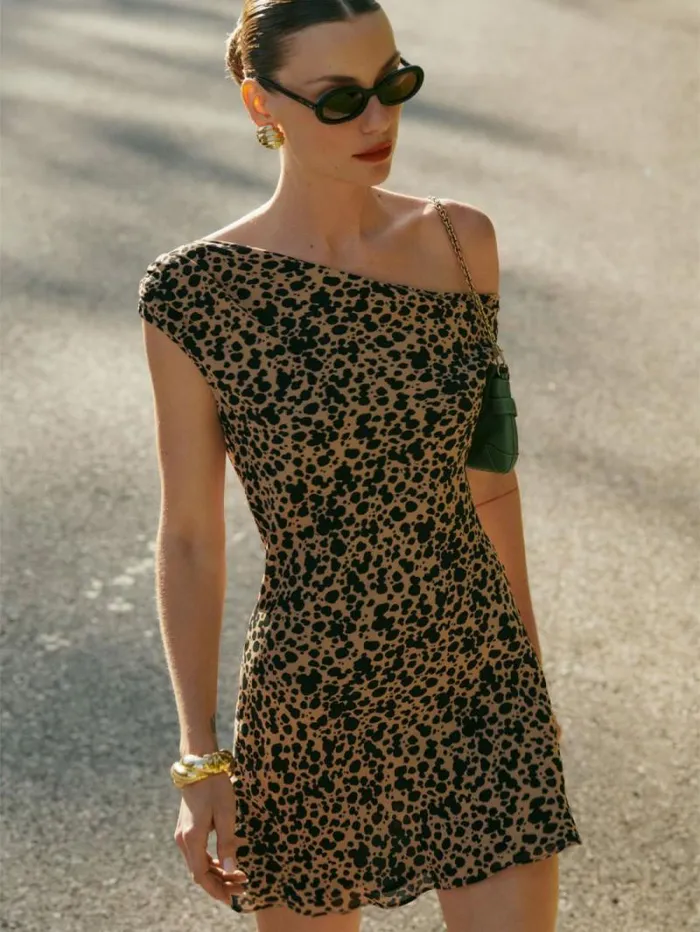 The Reformation Kristine Dress Blitz 8211 Clothing