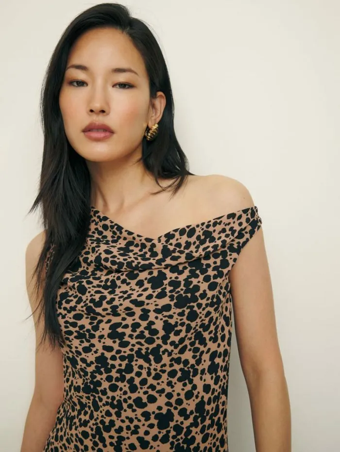 The Reformation Kristine Dress Blitz 8211 Clothing