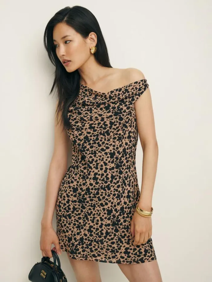 The Reformation Kristine Dress Blitz 8211 Clothing