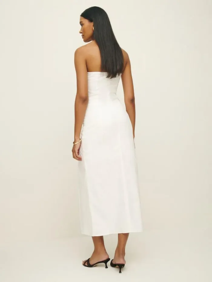 The Reformation Kynzie Dress White 8211 Clothing