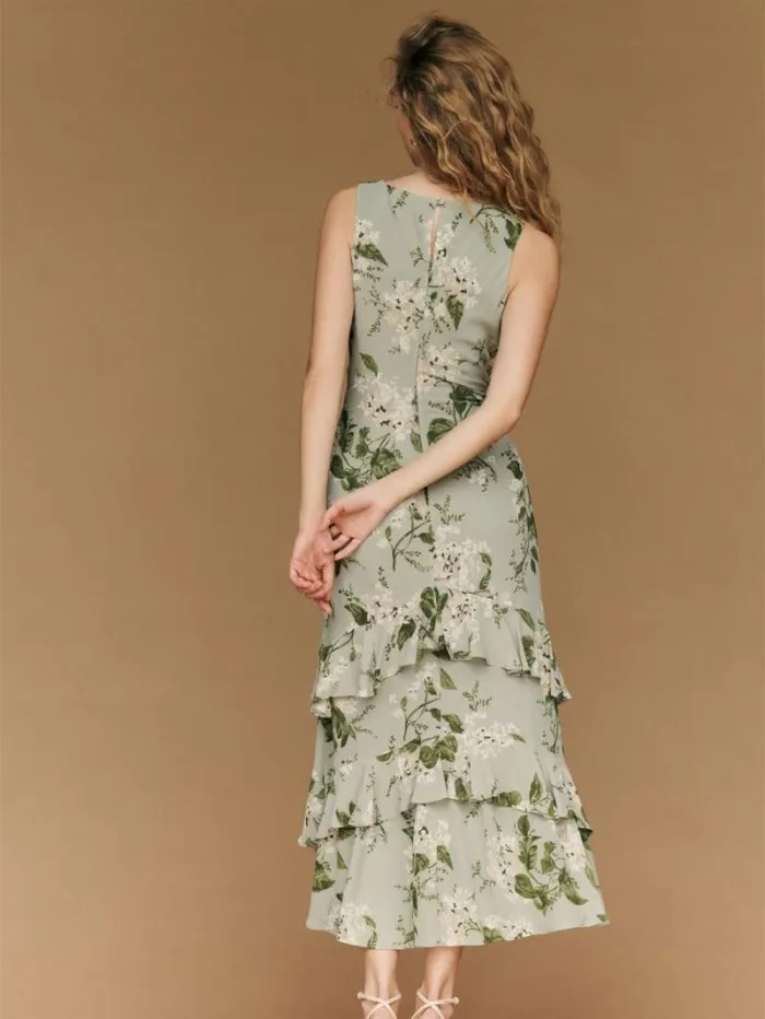 The Reformation Magnus Dress Tea Garden 8211 ClothingWeddings