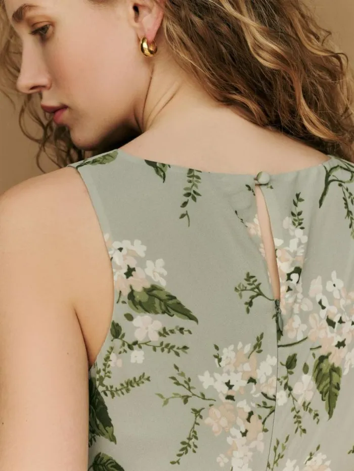 The Reformation Magnus Dress Tea Garden 8211 ClothingWeddings