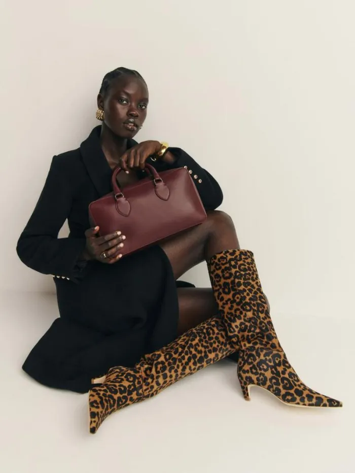 The Reformation Medium Patrizia Bag Ruby Leather 8211 Bags