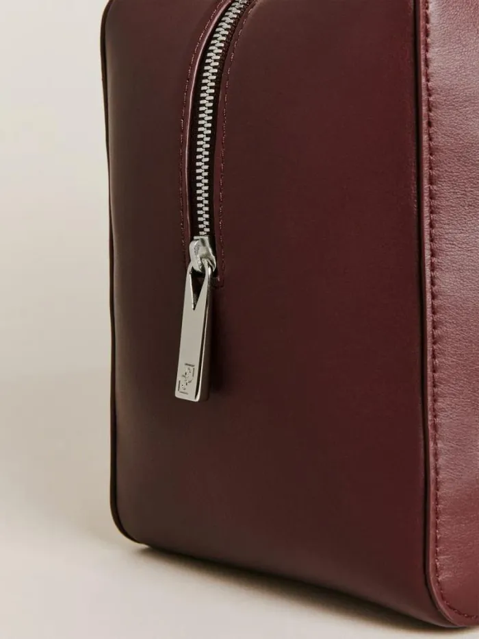 The Reformation Medium Patrizia Bag Ruby Leather 8211 Bags