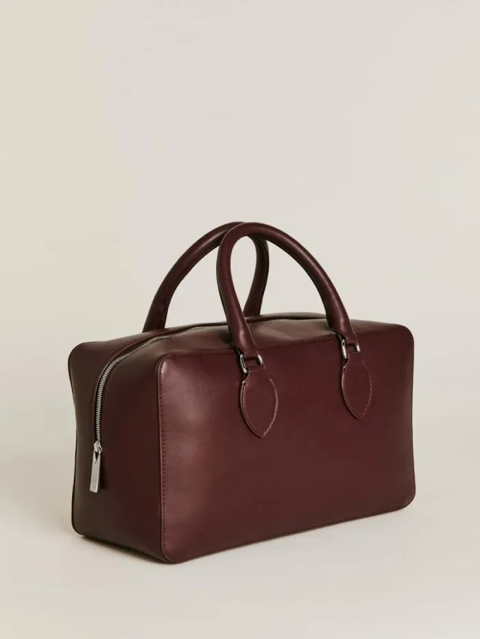 The Reformation Medium Patrizia Bag Ruby Leather 8211 Bags