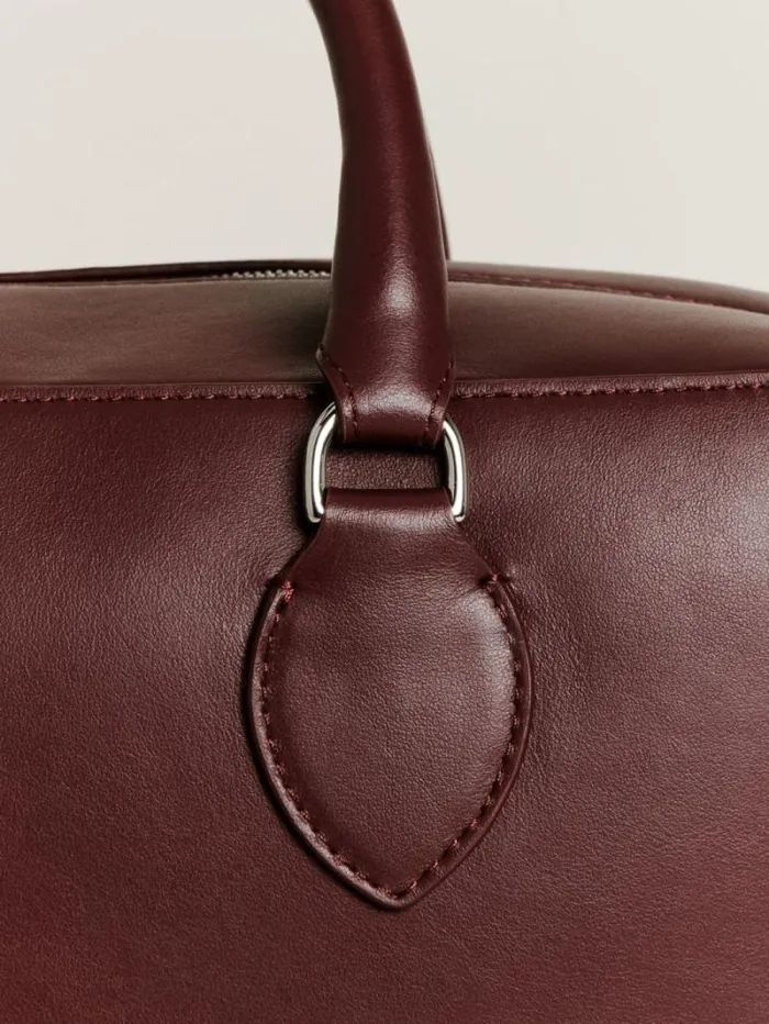 The Reformation Medium Patrizia Bag Ruby Leather 8211 Bags