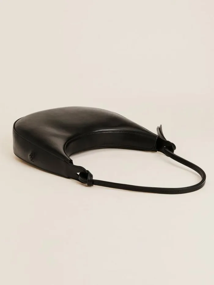 The Reformation Medium Rosetta Shoulder Bag Black Mirum Vegan Leather 8211 Bags
