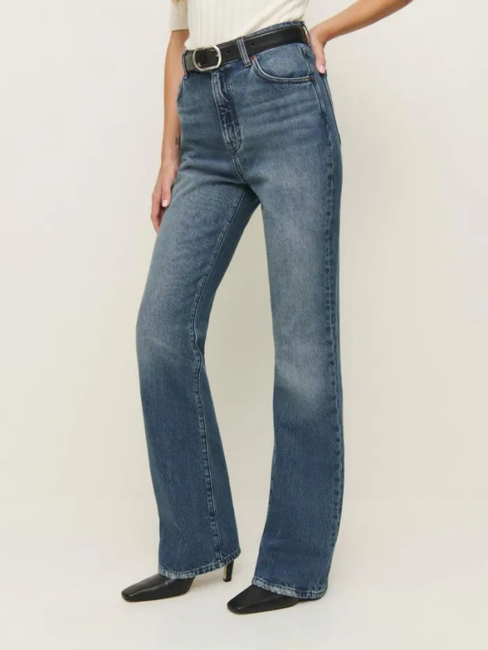 The Reformation Mia High Rise Vintage Bootcut Jeans Canyon 8211 Clothing