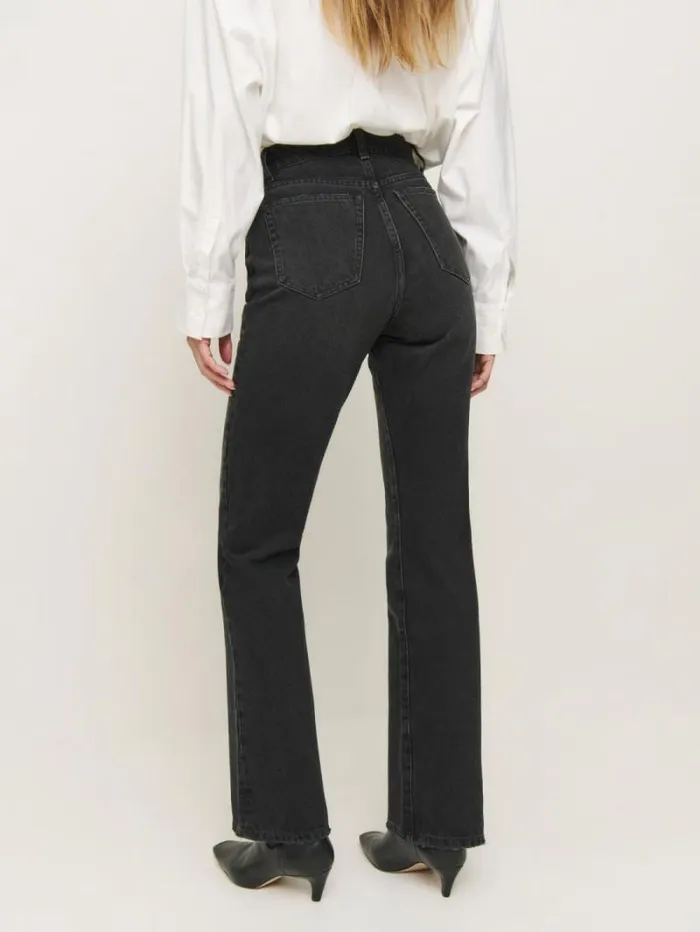 The Reformation Mia High Rise Vintage Bootcut Jeans Trinity 8211 Clothing