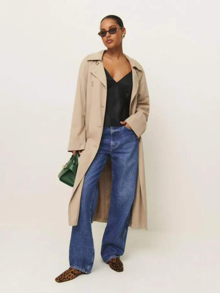 The Reformation Mickey Satin Top Black 8211 Clothing