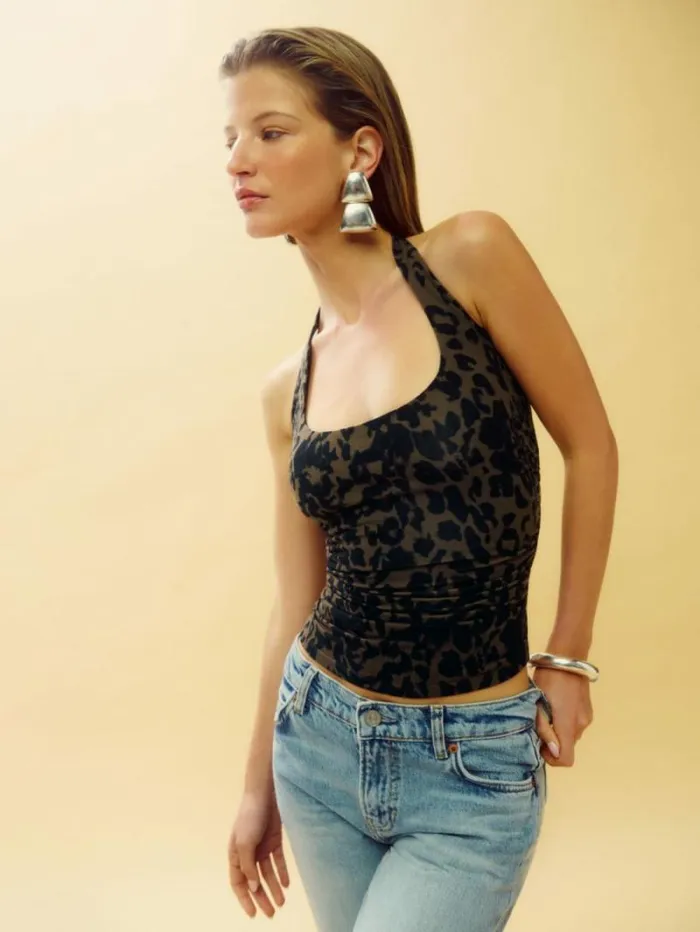 The Reformation Molly Knit Top Tana 8211 Clothing