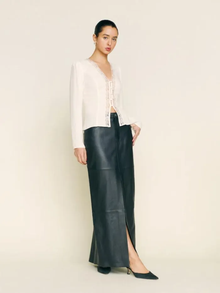 The Reformation Nadene Top Gossamer 8211 Clothing