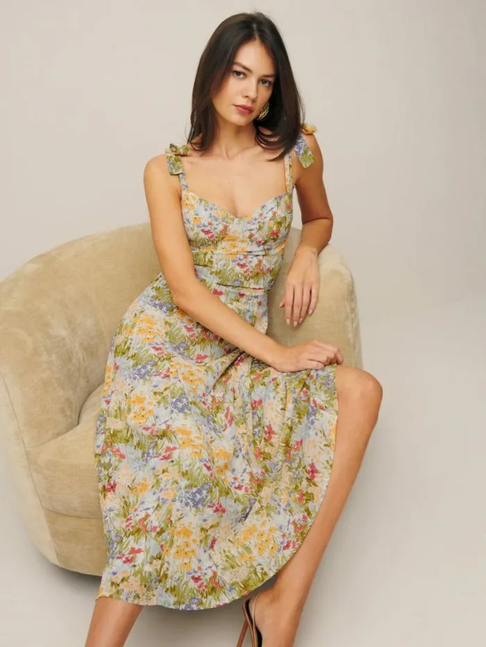The Reformation Nadira Dress Countryside 8211 ClothingWeddings