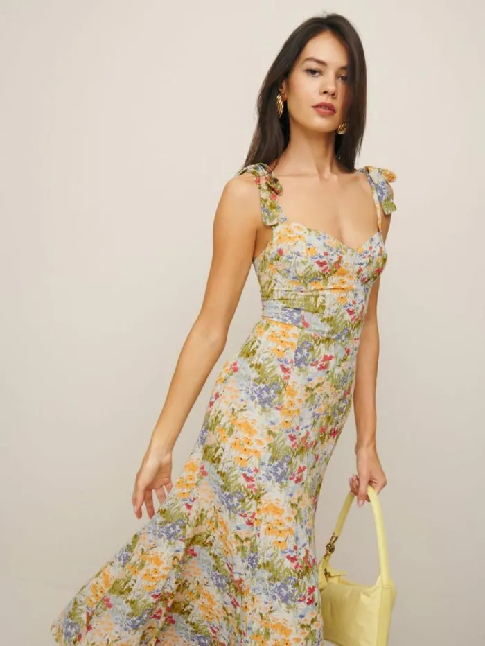 The Reformation Nadira Dress Countryside 8211 ClothingWeddings