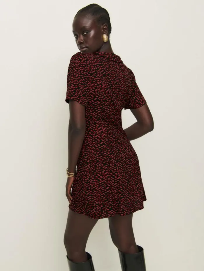 The Reformation Neta Dress French Kiss 8211 Clothing