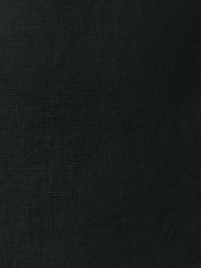 The Reformation Oaklyn Linen Dress Black 8211 Clothing