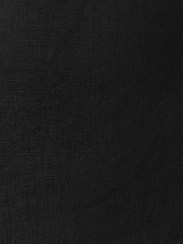 The Reformation Paola Linen Top Black 8211 Clothing