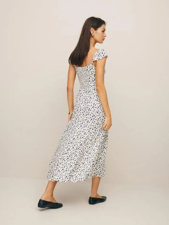 The Reformation Petites Bryson Dress Mykonos 8211 Clothing