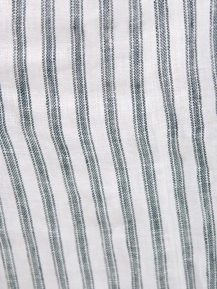 The Reformation Phillipa Linen Dress Antibes Stripe 8211 Clothing