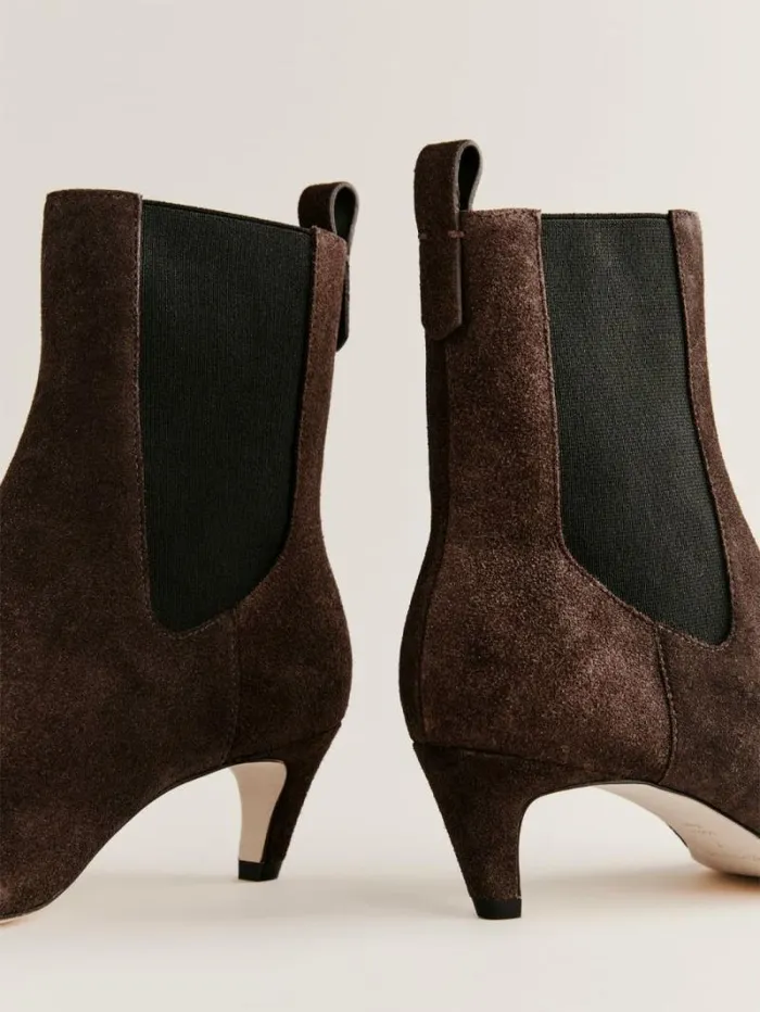 The Reformation Roberta Ankle Boot Boss Suede 8211 Shoes