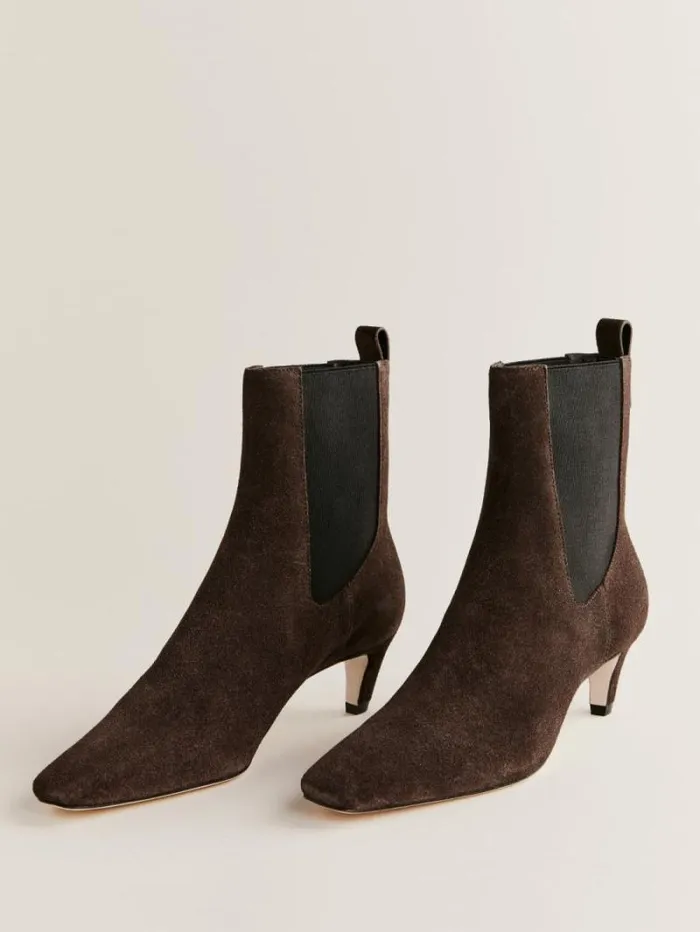 The Reformation Roberta Ankle Boot Boss Suede 8211 Shoes