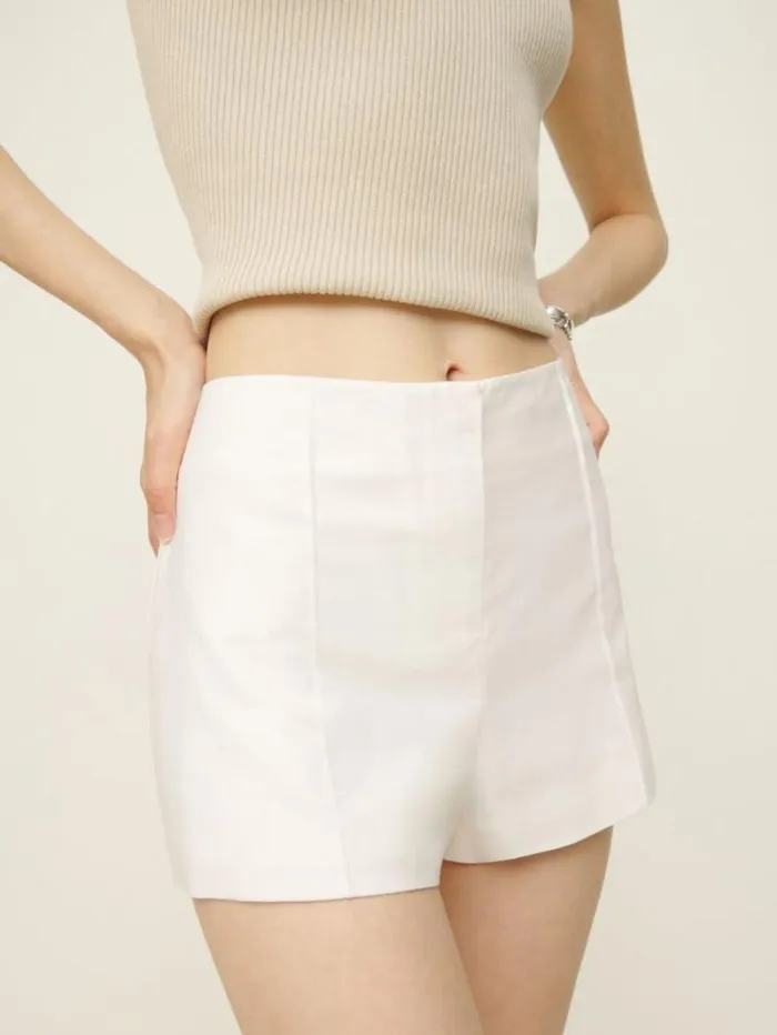 The Reformation Scout Short White 8211 Clothing