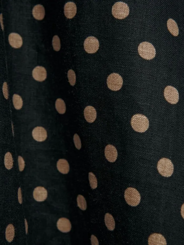 The Reformation Sebastien Linen Dress Ritz Dot 8211 Clothing