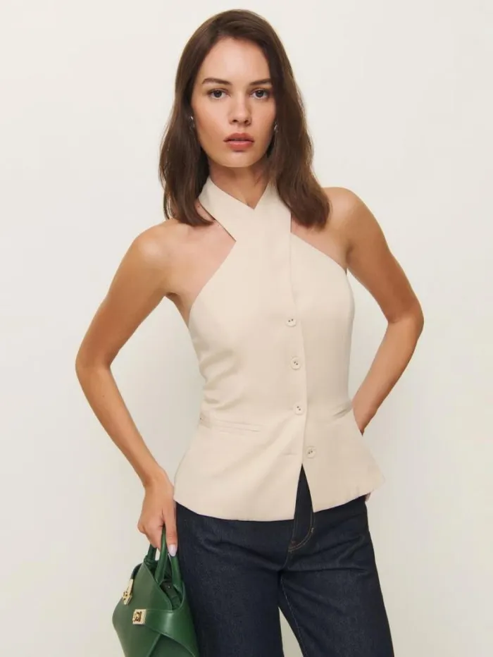 The Reformation Tate Top Sugar 8211 Clothing
