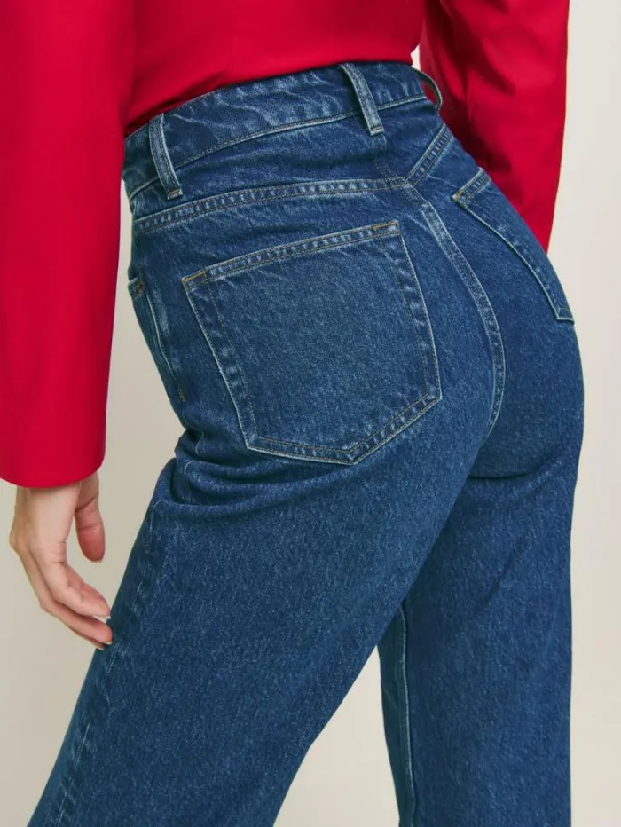 The Reformation Wilder High Rise Wide Leg Jeans Cleary 8211 Clothing
