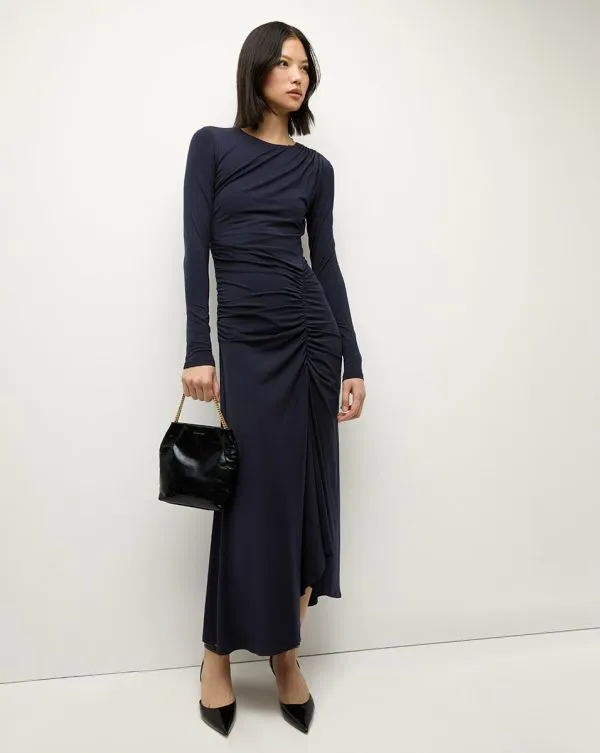 Theodora Dress Navy Women Veronica Beard Dresses