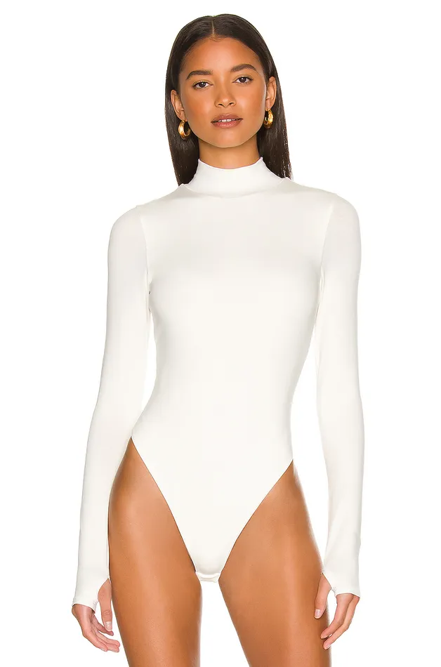 Tienna Bodysuit White Women Lovers and Friends Tops Tienna Bodysuit White Women Lovers and Friends Tops