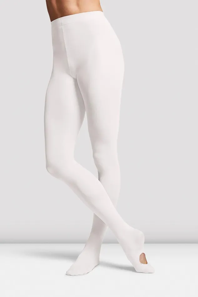 Tights Bloch Accessories Girls Convertible Tights White