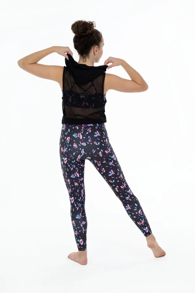 Tights Bloch X Flo Active Full Length Legging Falling Petal Bloch Children Tights Bloch X Flo Active Full Length Legging Falling Petal Bloch Children