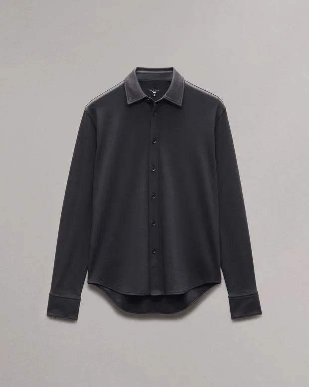 Tomlin Pima Cotton Shirt ArmyBlackSea GreyWhite Men Shirts rag and bone