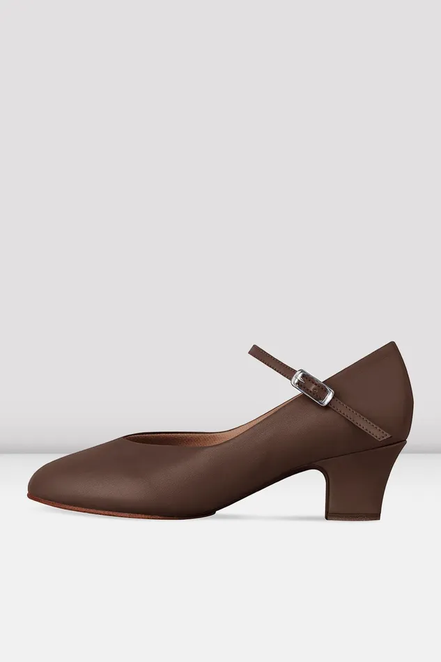 Tonal Footwear Adult Bloch Ladies BroadwayLo Character Shoes Cocoa Synthetic Leather Tonal Footwear Adult Bloch Ladies BroadwayLo Character Shoes Cocoa Synthetic Leather