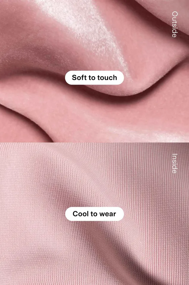 Tops Adult Bloch Bloch Luxe Touch Cropped Sweat Blush Tops Adult Bloch Bloch Luxe Touch Cropped Sweat Blush